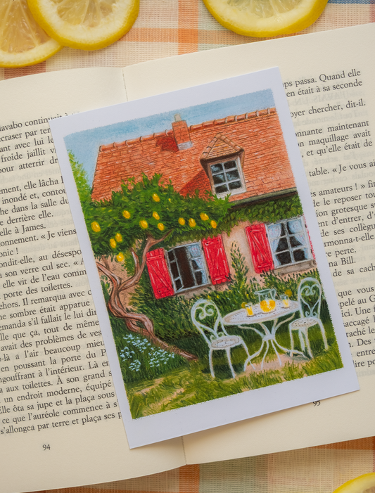Illustration A6 Cottage à la campagne 🍋