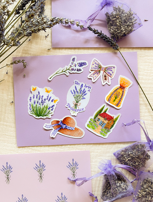 Lot stickers Provence 💜