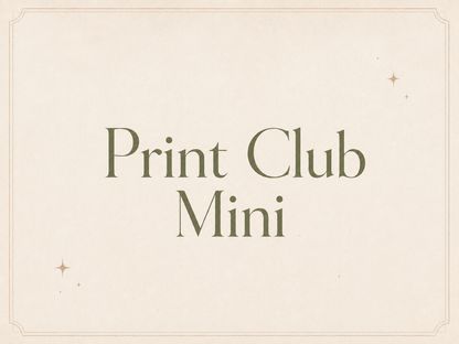 ⭐ Abonnement Print club Mini ⭐