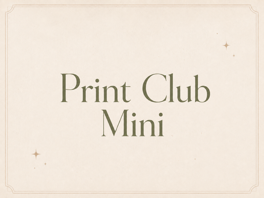 ⭐ Abonnement Print club Mini ⭐