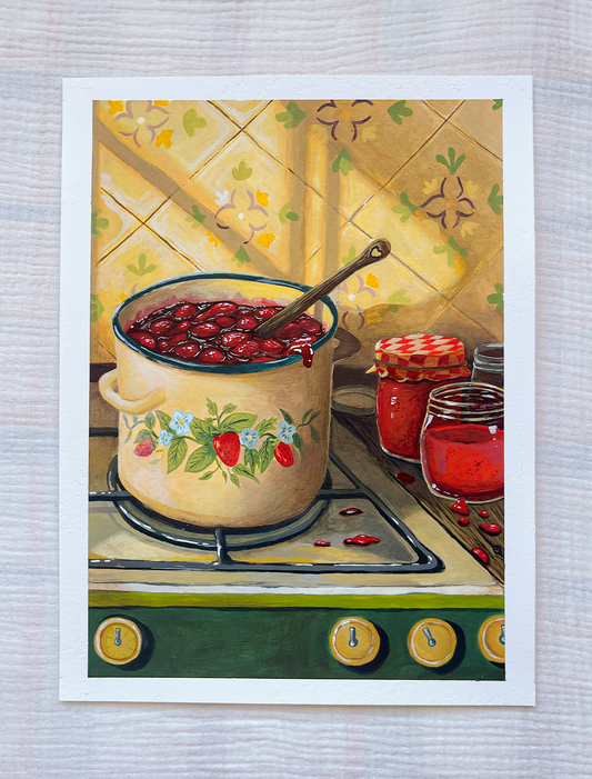 Recette illustrée : confiture de fraises 🍓