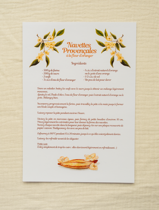 Recette illustrée : Navettes provençales 💜