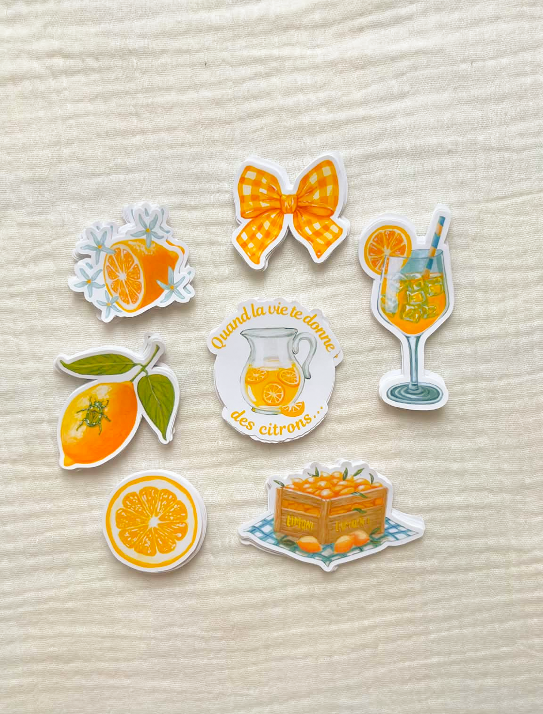 🍋 Print club de Juin "Weekend à la campagne, soleil et citronnade" 🍋