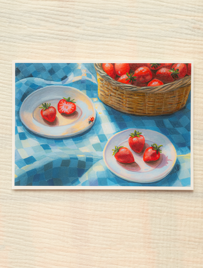 Tableau du mois de mai : coeur fraise 🍓